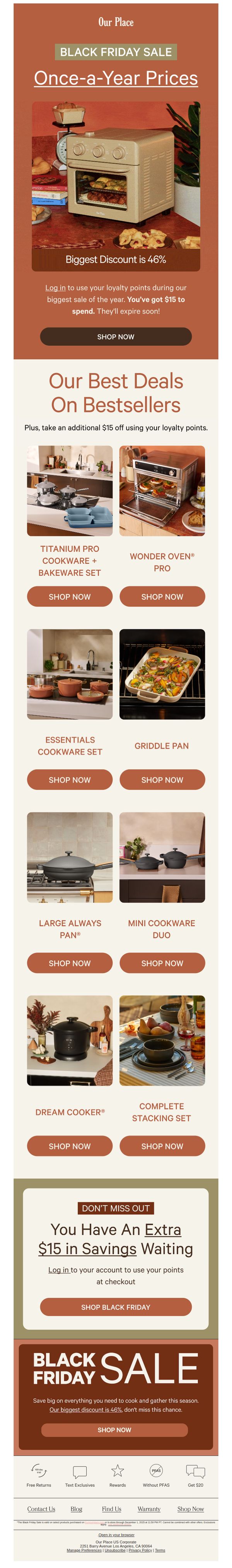 7. Biggest Sale of the Year, Plus Extra Savings