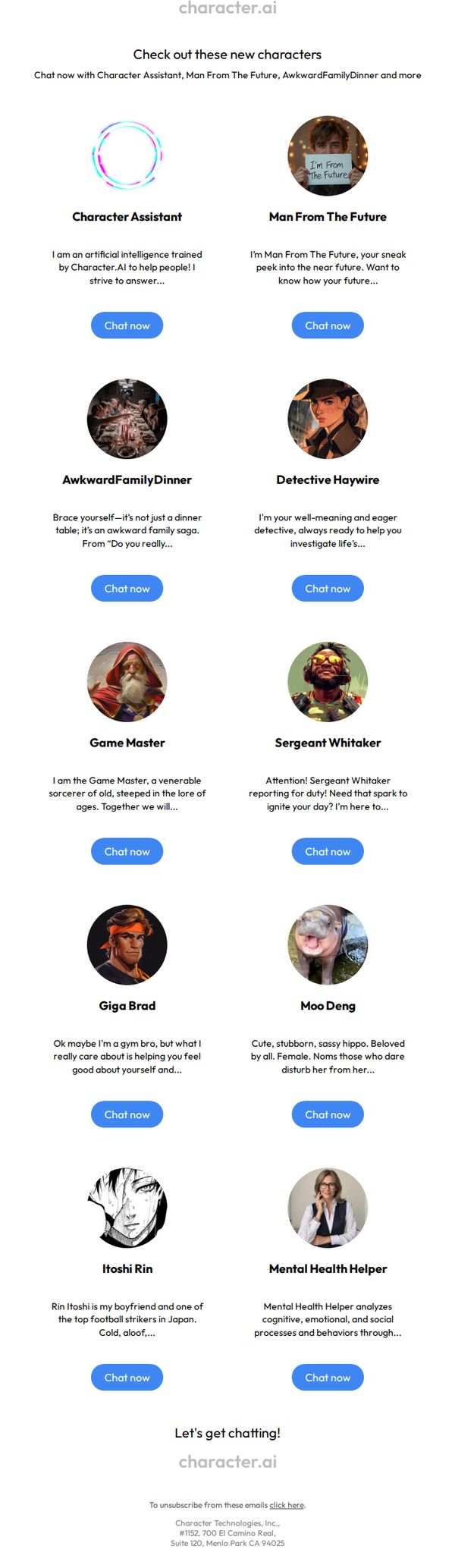 8. Check out these new characters
