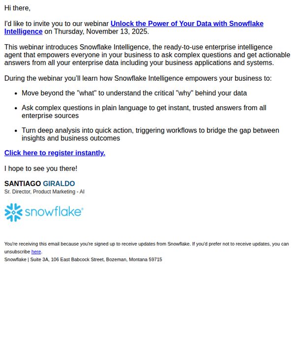 8. Join me: Unlock the Power of Your Data with Snowflake Intelligence