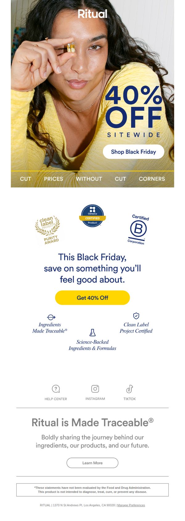 8. Hellllooooo Black Friday savings.