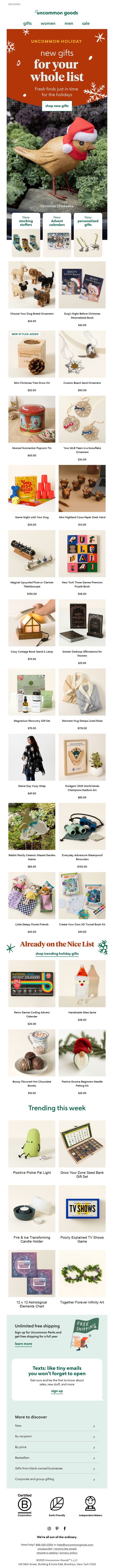 uncommon goods