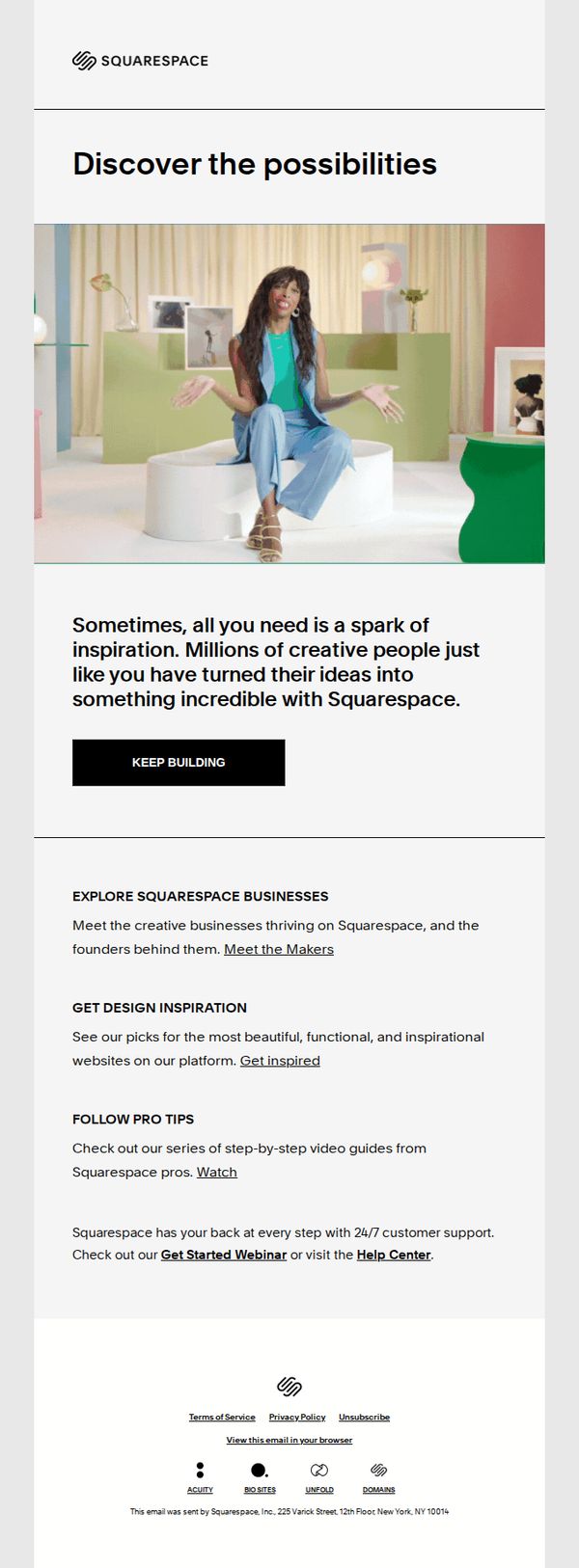 8. Need some site inspiration?