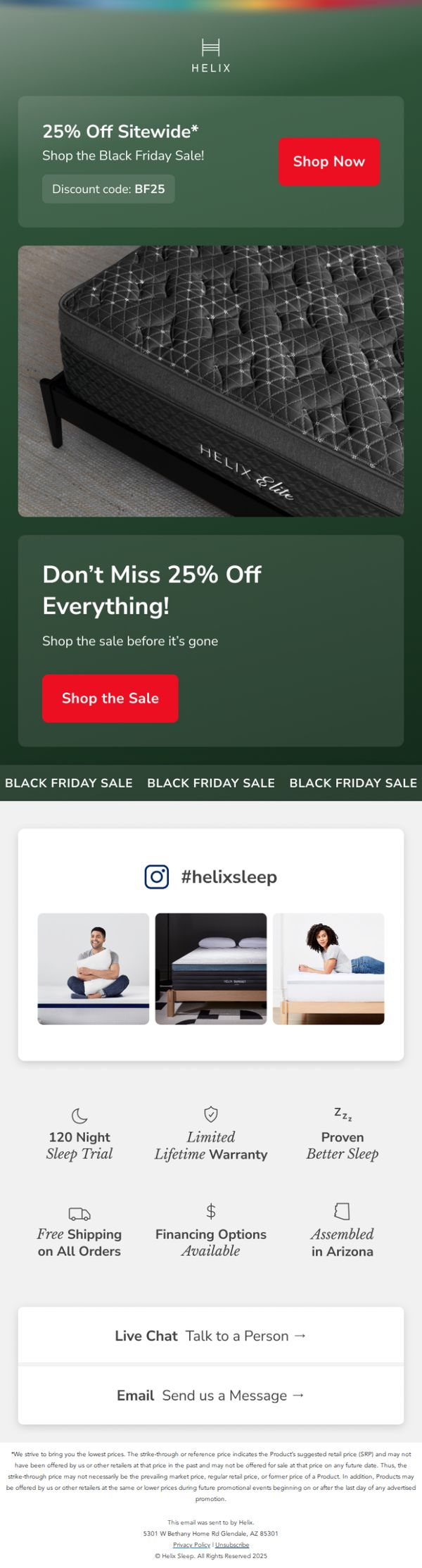 8. Helix Sleep: Black Friday is Almost Here! ✨