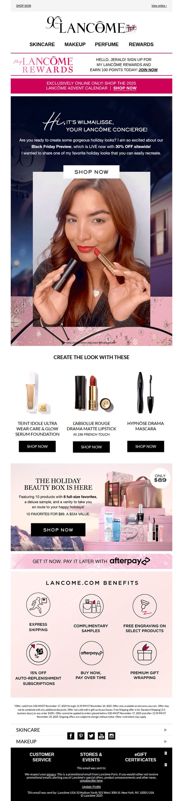 8. 30% OFF Your Holiday Glow ✨