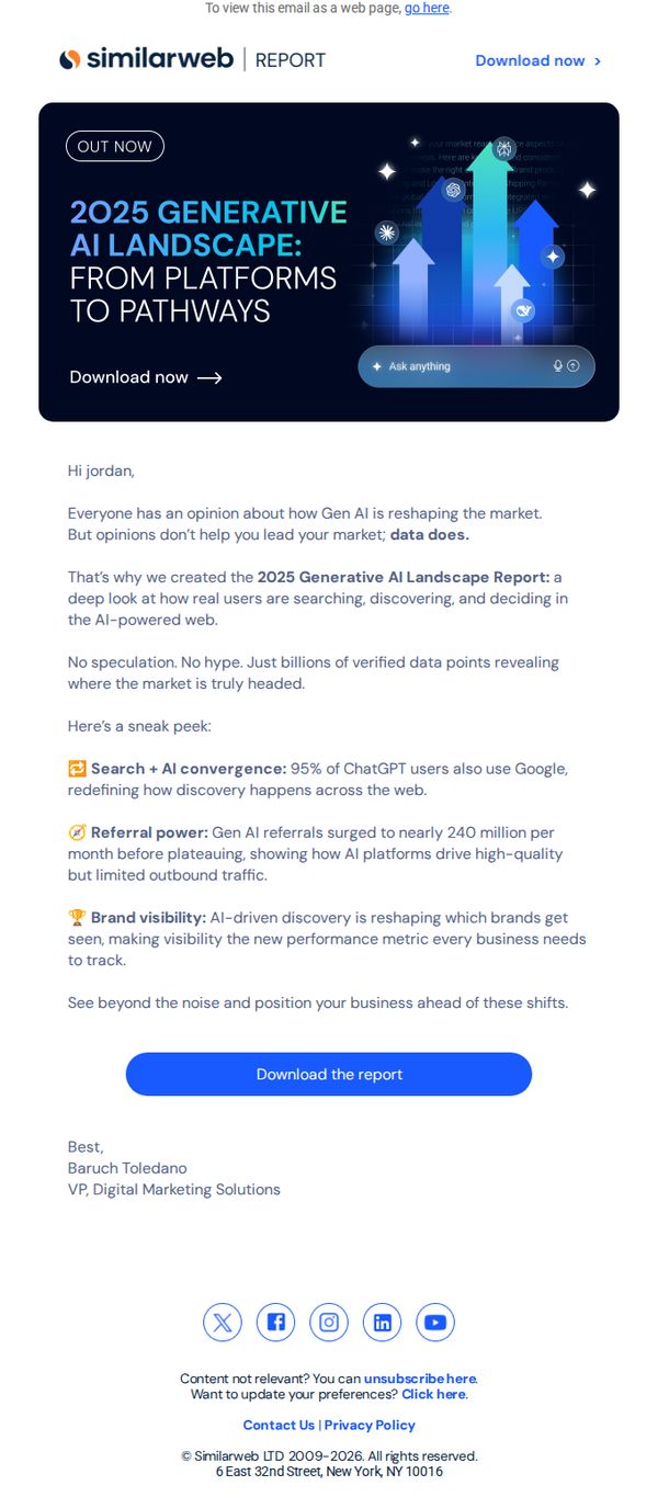 8. Similarweb: Everyone has an opinion about Gen AI. We have the data.