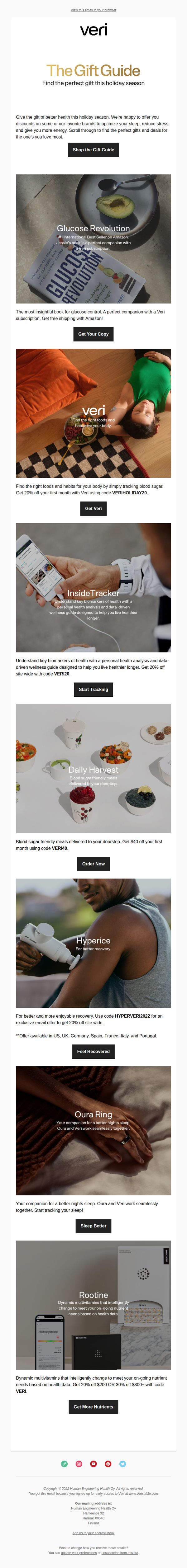 8. veri: Veri's Health and Wellness Gift Guide is Here!
