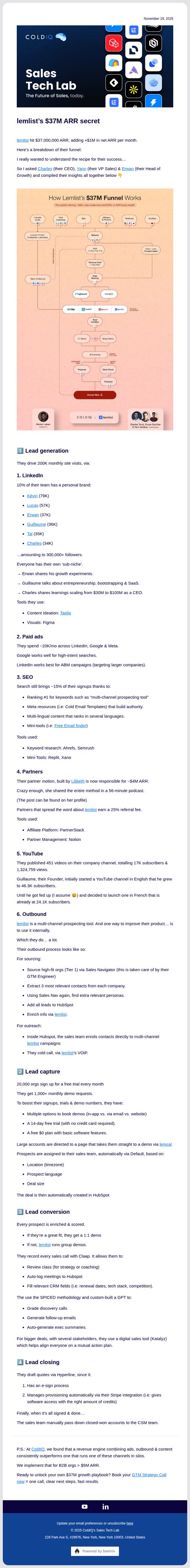 6. lemlist’s $37M ARR secret
