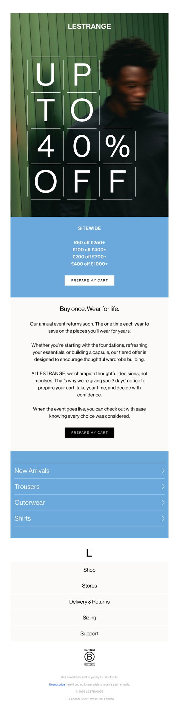 6. Up to 40% starts soon | Black Friday