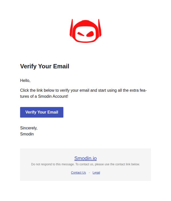 6. Smodin: Verify Your Email