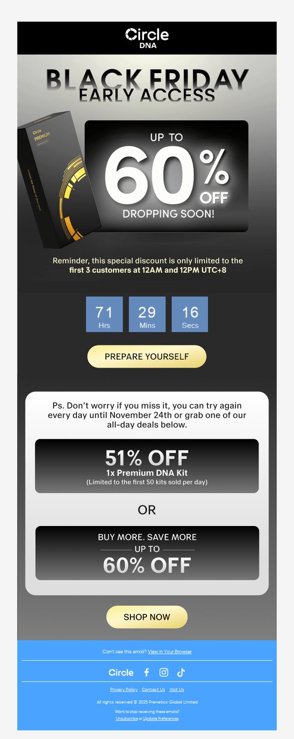 10. REMINDER: First-come, First-served Offer Starting Soon!