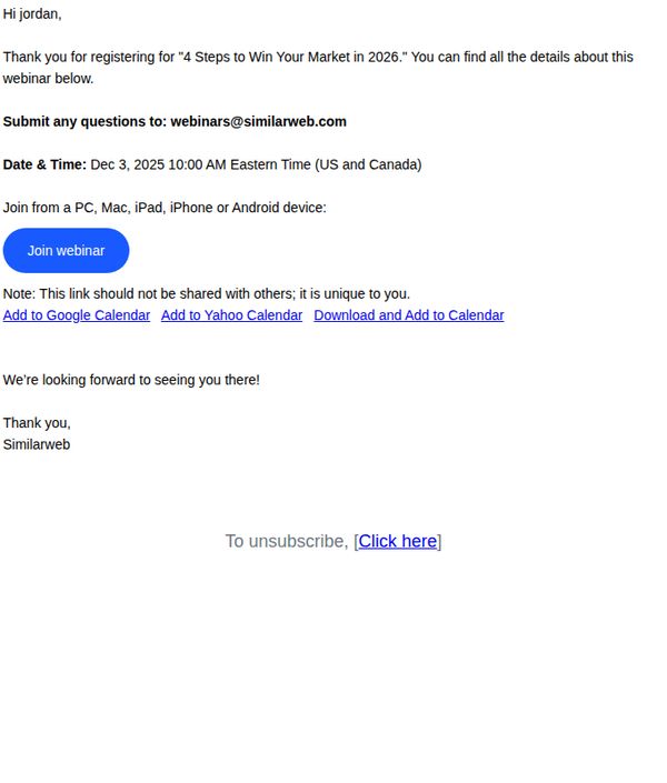 10. You're Registered - 4 Steps to Win Your Market in 2026