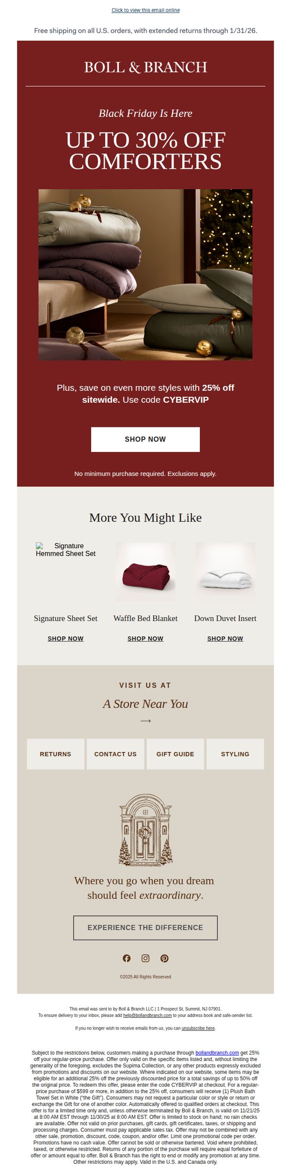 7. Boll & Branch: All yours Up to 30% off comforters