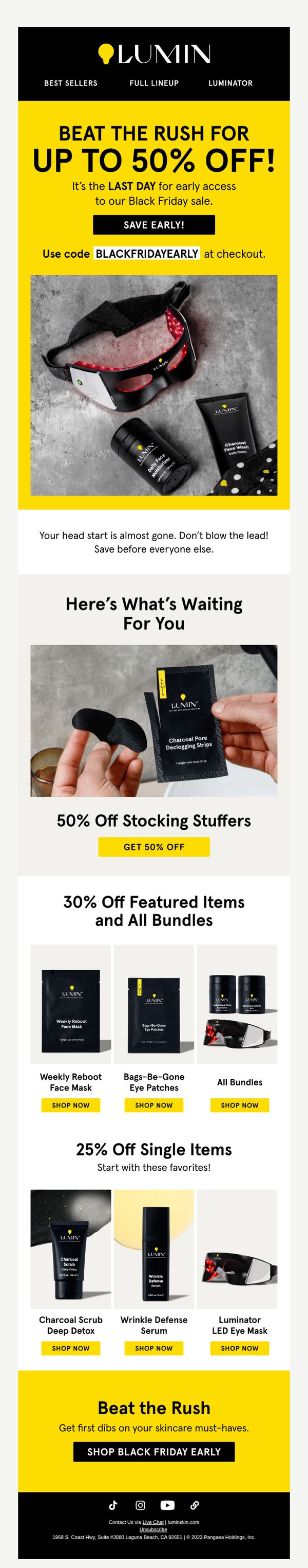 6. Don’t Miss Early Access to Black Friday!