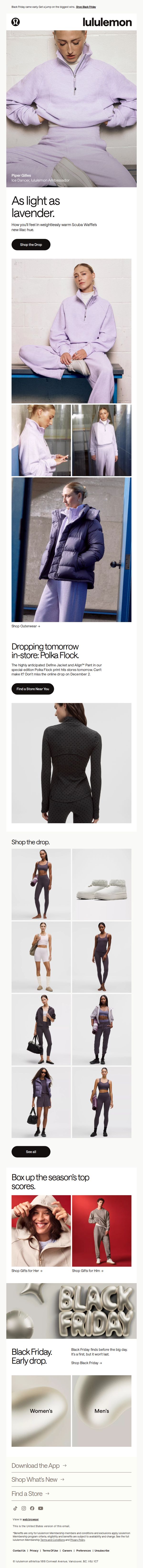 10. Lululemon: Scuba Waffle’s freshest shade