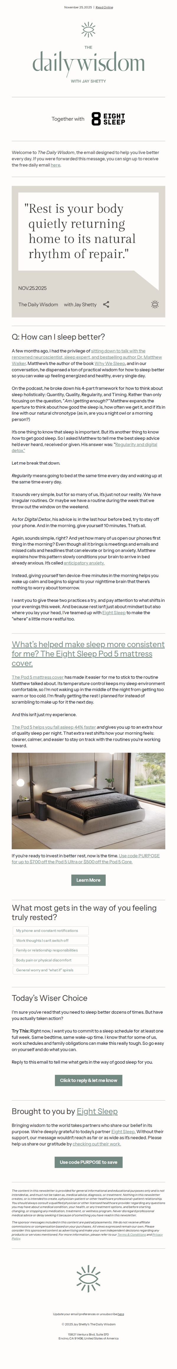 10. The Best Sleep Advice I’ve Received All Year