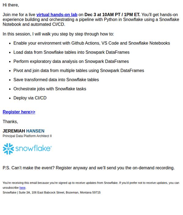 8. [Hands-on Lab] Build Data Engineering Pipelines with Snowflake Notebooks
