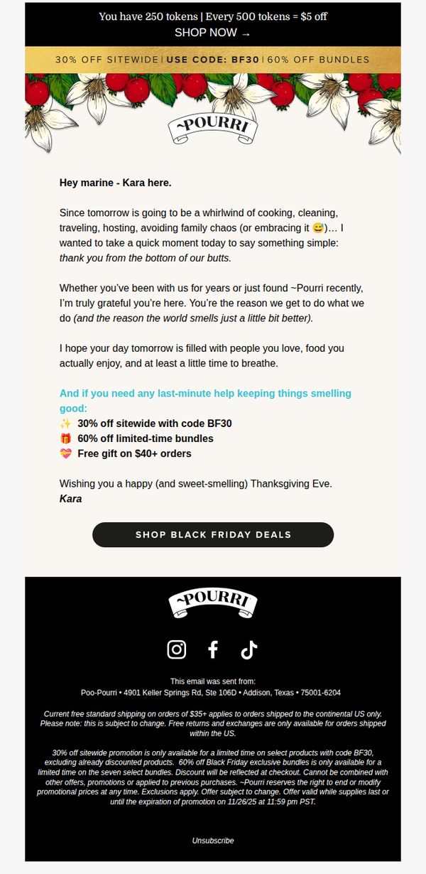 9. Poo-Pourri: Thanks a buttload ❤️