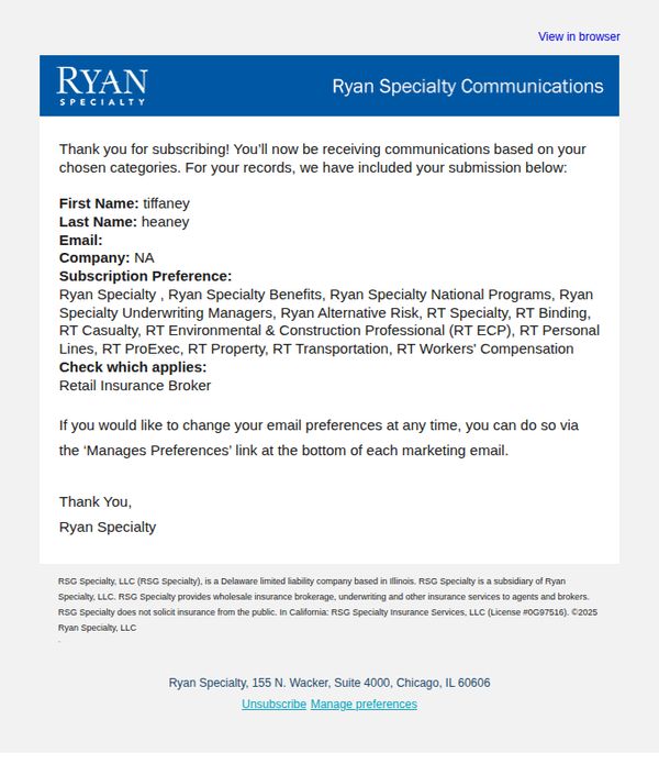 RT Specialty