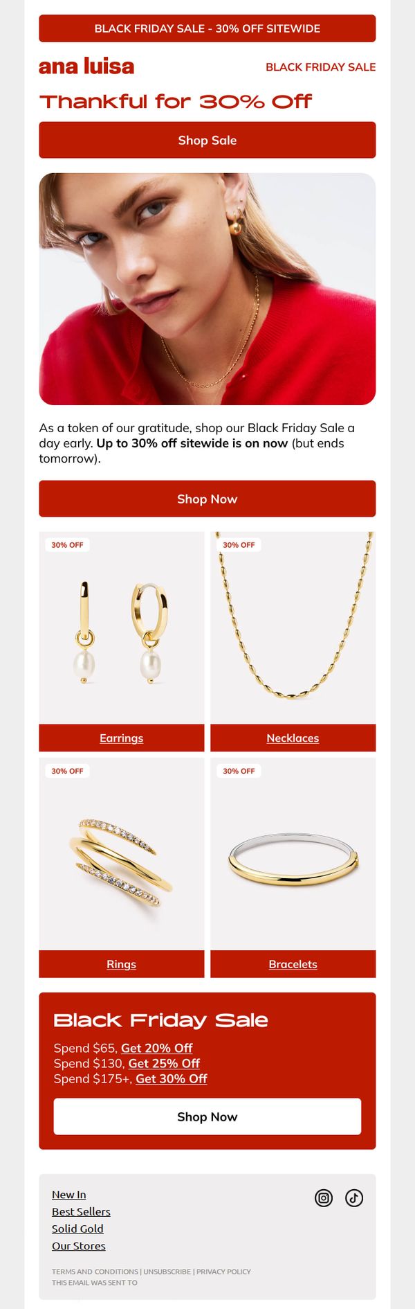 7. 30% OFF EVERYTHING FOR BLACK FRIDAY