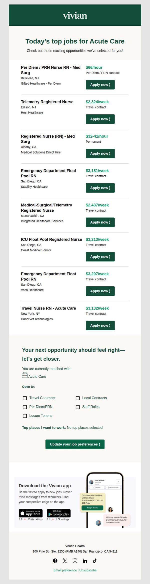 7. $3,213/week contract in San Diego, CA for ICU Float Pool Registered Nurse