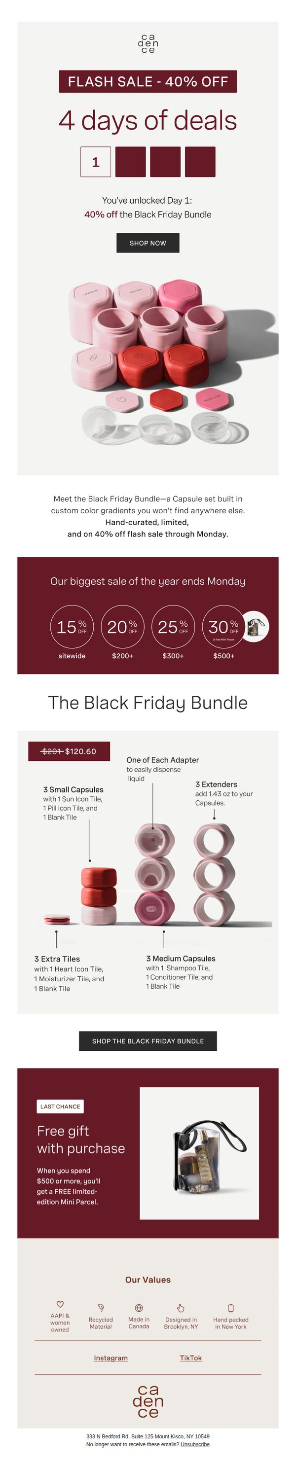 8. Yes, it's really 40% off