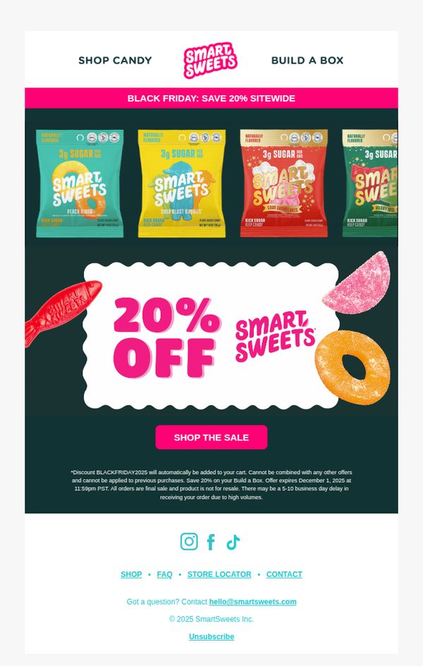 7. Black Friday just got sweeter