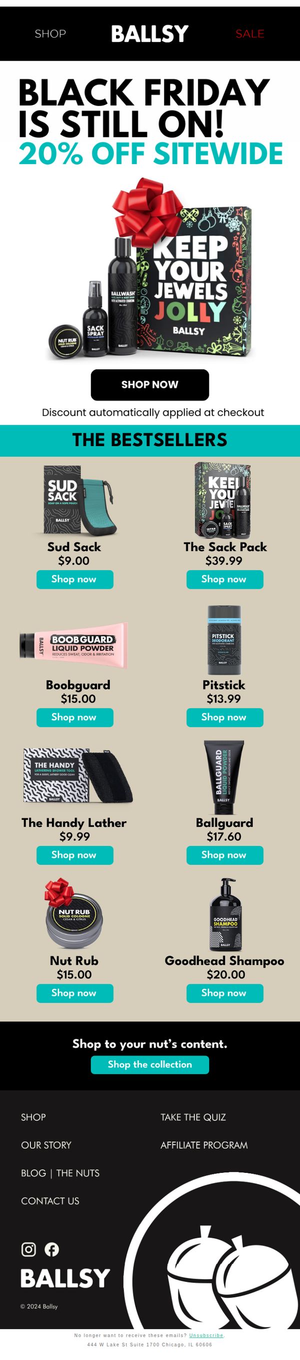 8. Don’t Miss BIG BLACK FRIDAY, for your ball’s sake