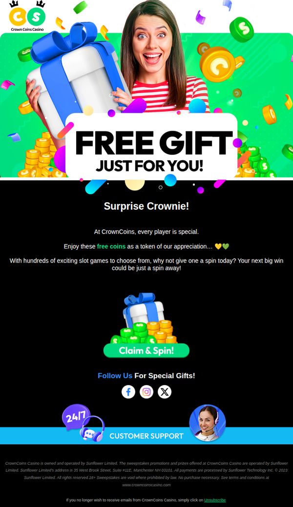 6. Gift For You Crownie 🎁