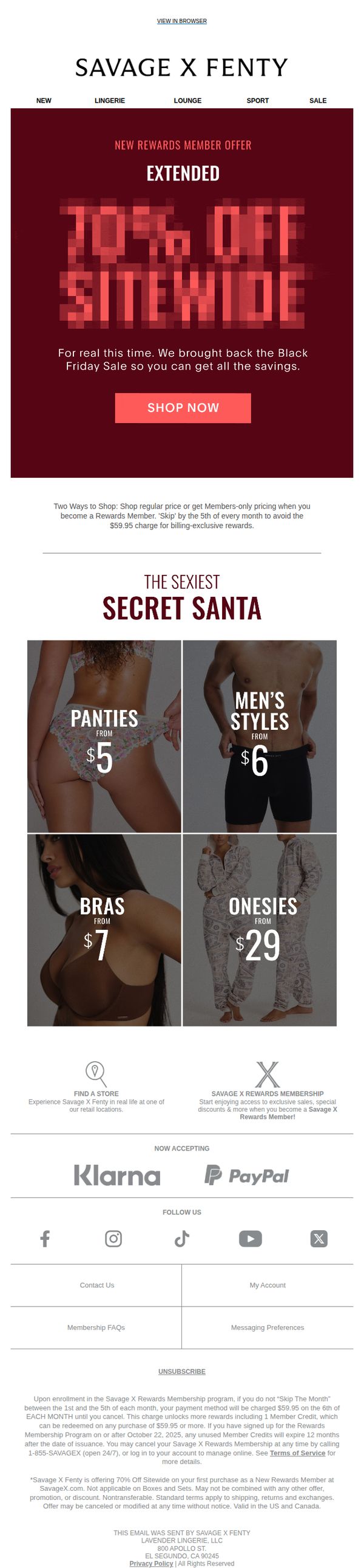 8. Black Friday Extended!
