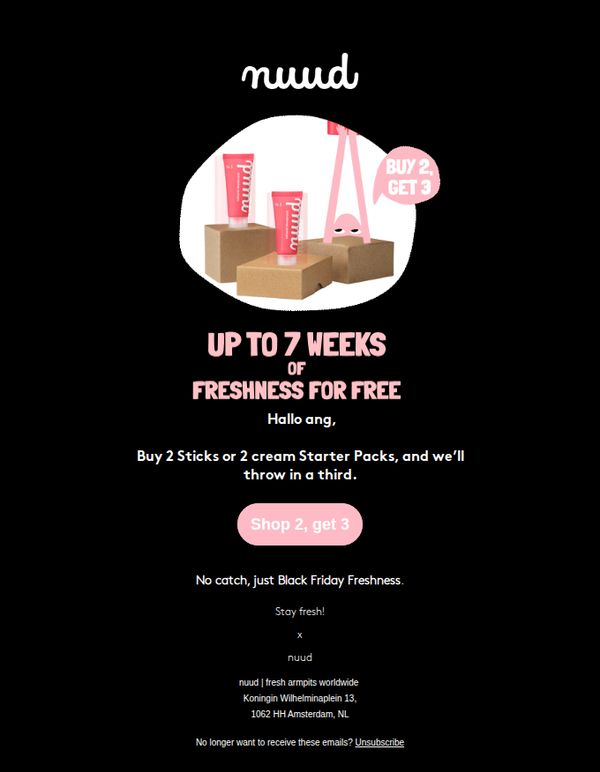 8. Ends soon: Free Stick or Cream
