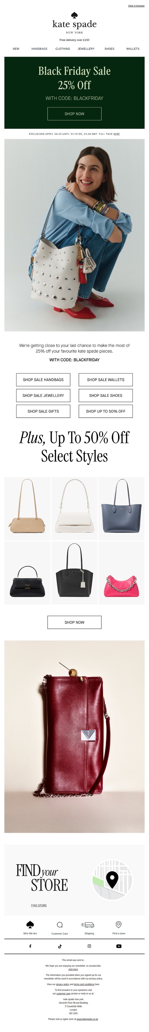 6. PSA: The Black Friday sale ends tomorrow!