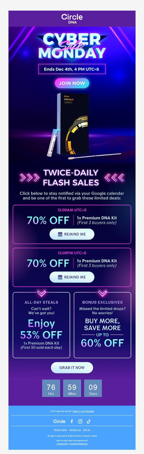 8. SURPRISE: Cyber Monday is Here!