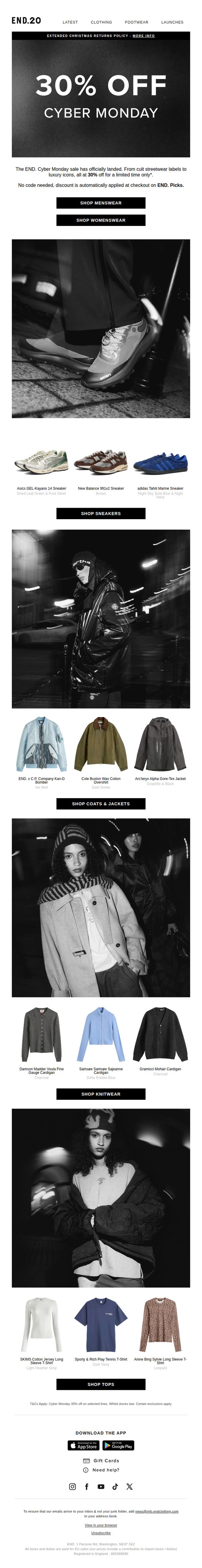 END. Clothing
