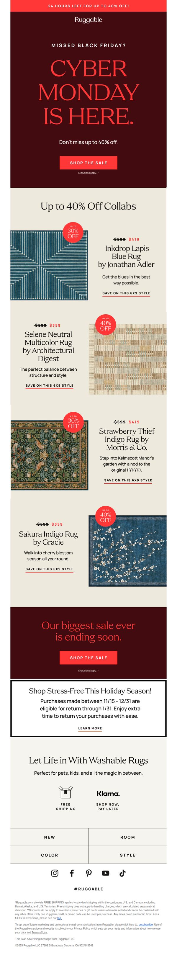 10. Up to 40% off your favorites