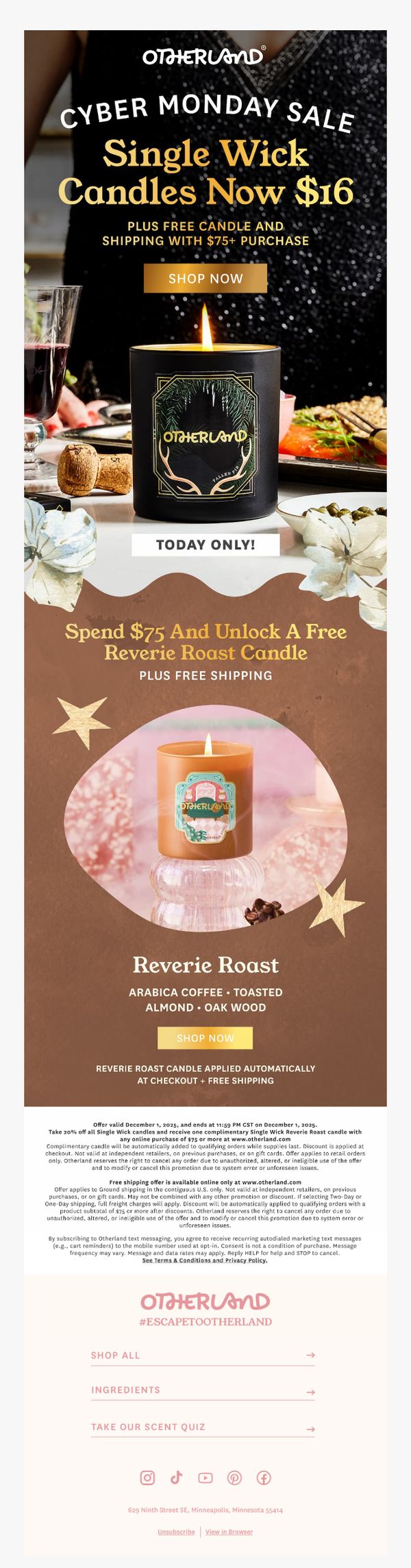 8. Glow On: Cyber Monday Candle Savings Await!✨