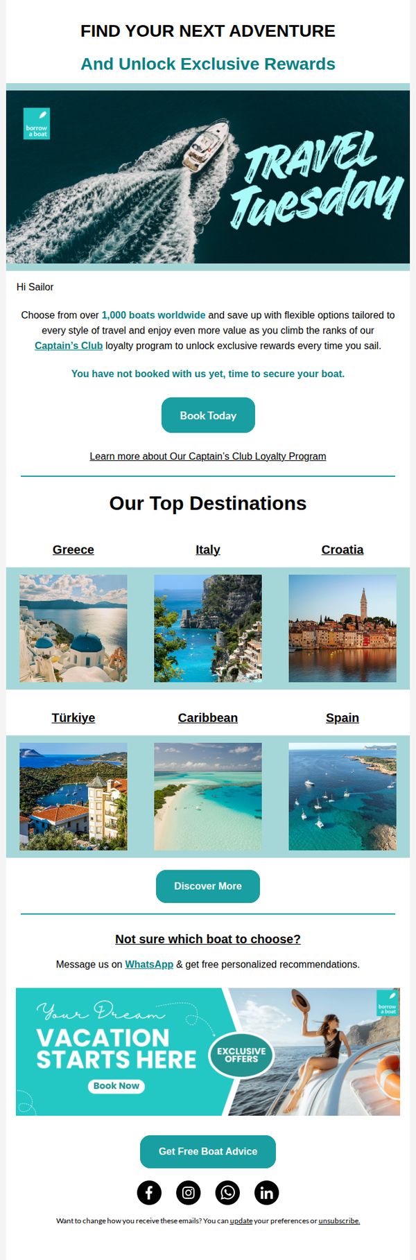 9. Travel Tuesday Deals!⛵