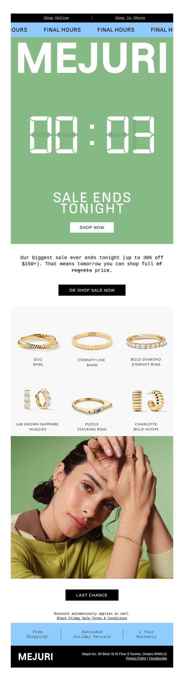 7. Last Chance: Sale Ends Tonight