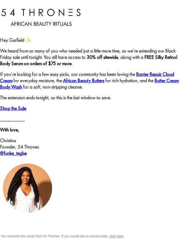 6. You Asked. We Listened. Sale Extended 🤩