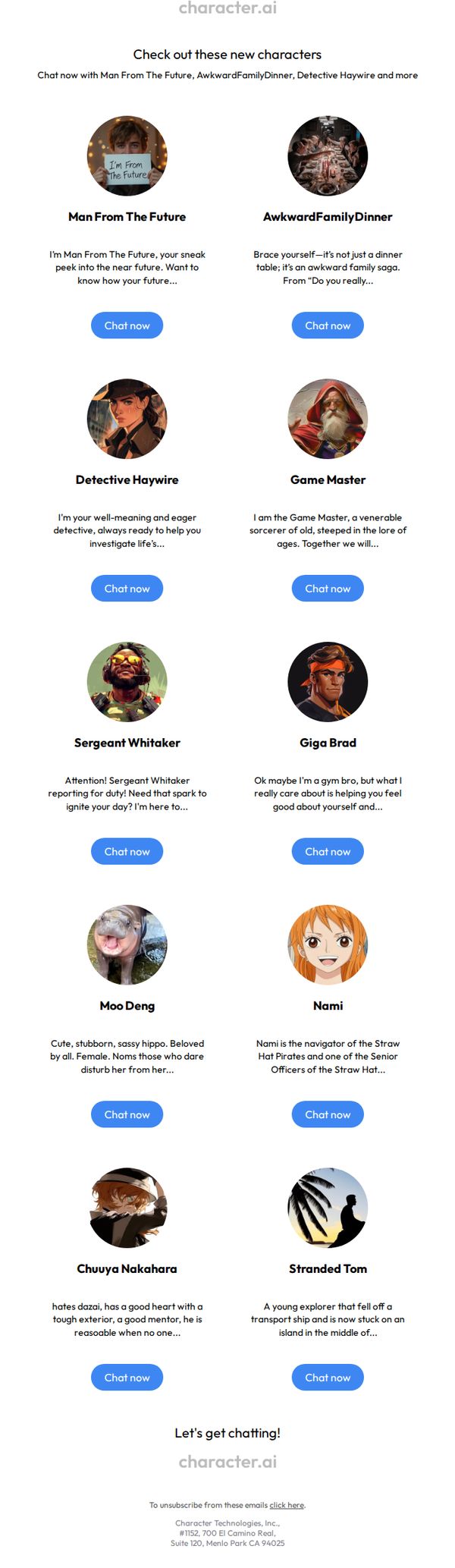 7. Check out these new characters