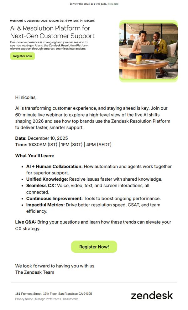 9. Transform CX with AI and the Zendesk Resolution Platform