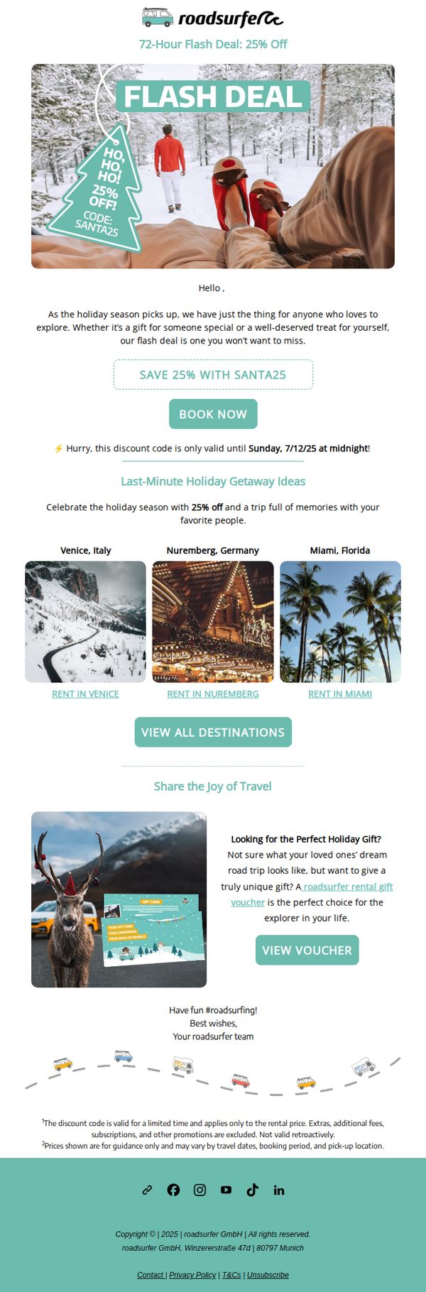 8. 🎁 Holiday Flash Deal: 25% Off for 72 Hours!