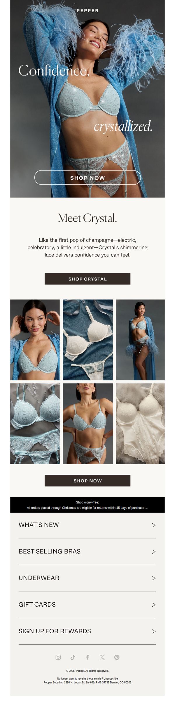 8. Just In: The Crystal Collection