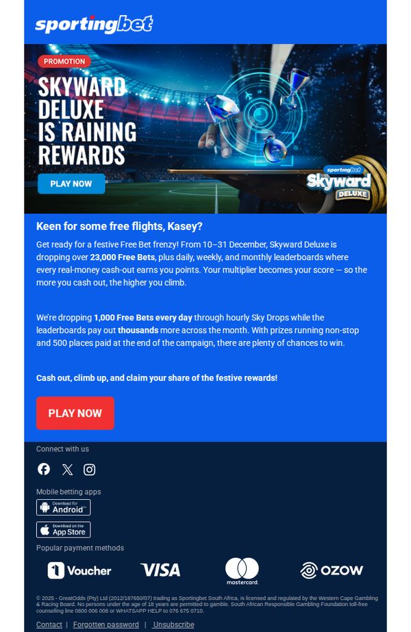 7. Skyward Deluxe Is Raining Rewards! ✈️🎁