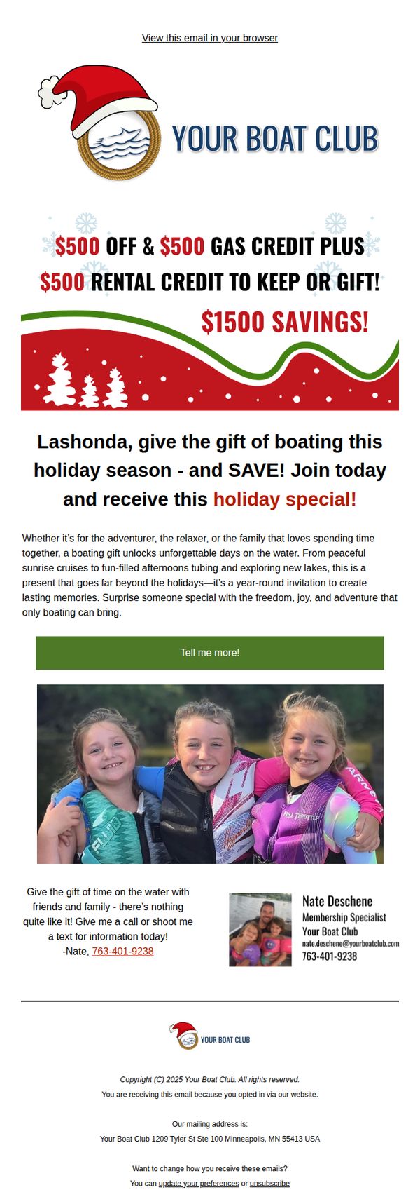 9. Sail into Savings: $1500 Holiday Boating Deal