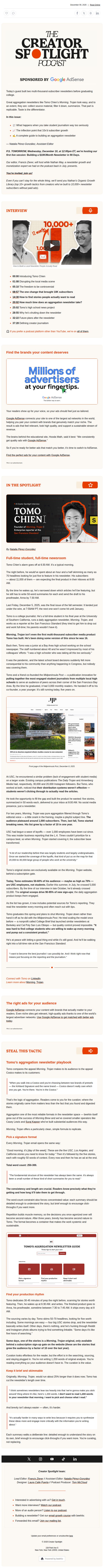6. 🔴 How to make a popular aggregation newsletter