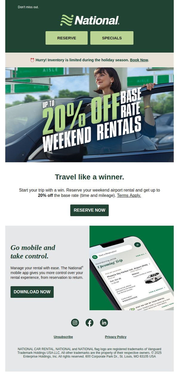 National Car Rental - US