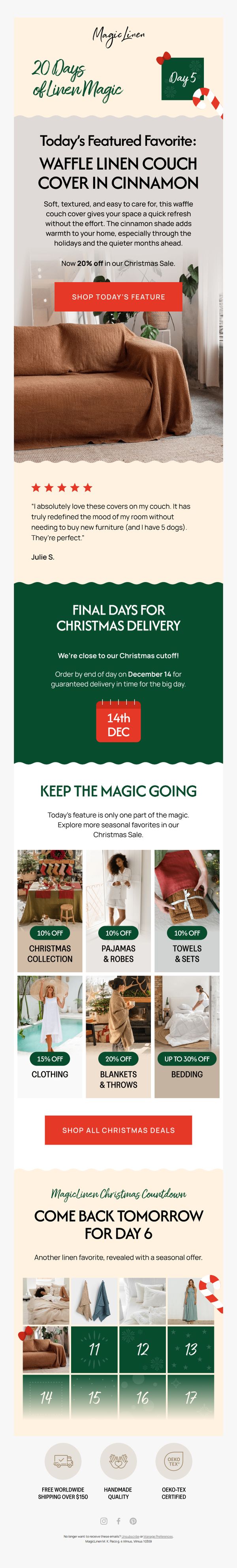 7. Today’s Advent Reveal 🎄