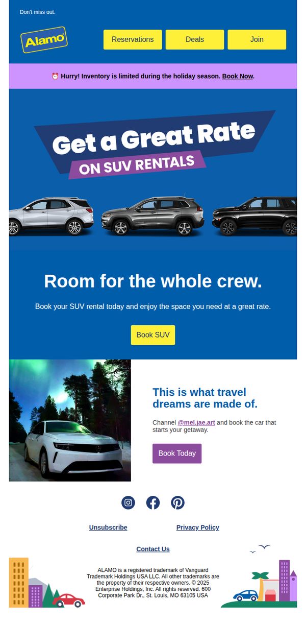 6. SUV + Savings = Your Next Escape! 🚙💸
