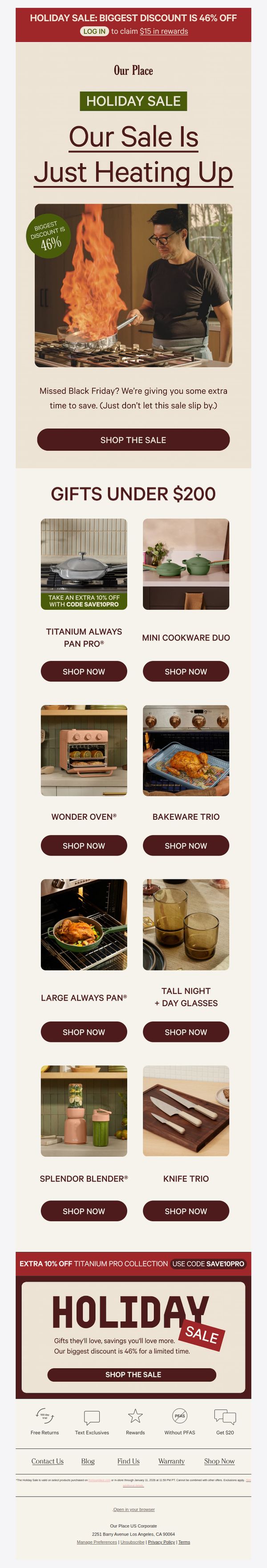 10. Missed Our Black Friday Sale?