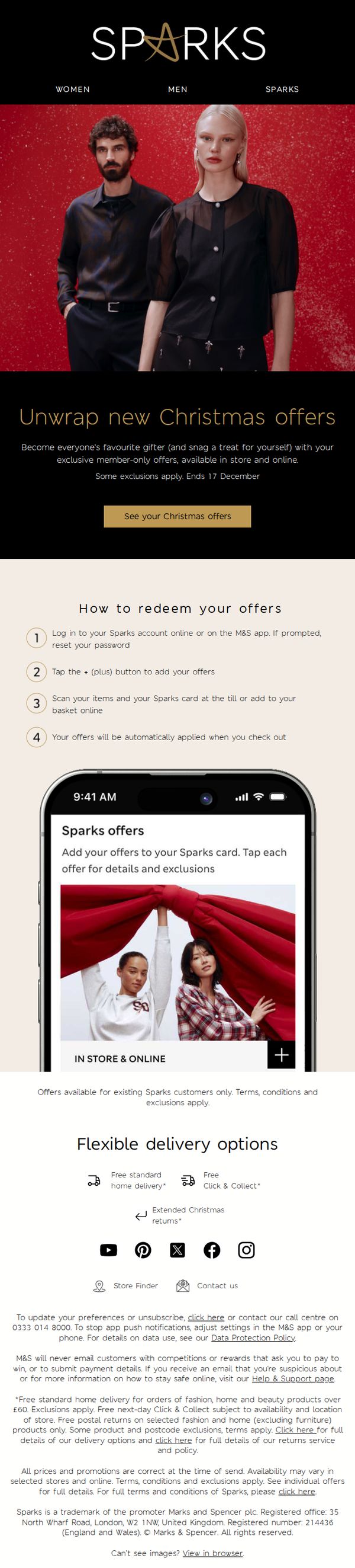 7. NEW Sparks offers have landed🎄✨